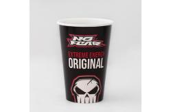 China 24oz 675ML Eco-friendly Disposable PE Single Paper Cup With Customized Logo supplier