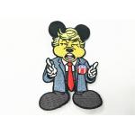 Hook And Loop Embroidered Badge Patches Laser Border For Hats Bags for sale