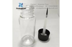 China Custom Bottle Cap Plastic Lid With Brush Plastic Cap With Stick supplier