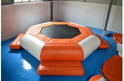 China TUV Certificate Inflatable Floating Water Trampoline For Lake supplier