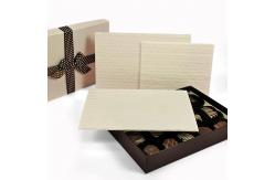 China Rectangle Black compressive Paper Cushion Pad For Chocolate Candy supplier