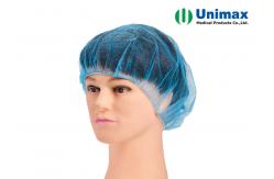 China UNIMAX 23 Non Woven Bouffant Cap 10 Gsm supplier