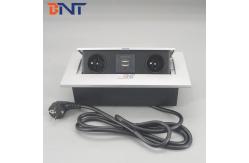 China Zinc Alloy Hidden Office Room Table Pop Up Socket Outlet supplier