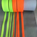 Safety Reflective Straps For Backpack Walking Shoes  Sewed On Black Red Green Orange for sale