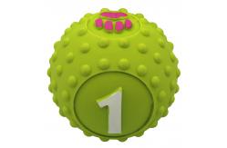 China Squeaker Interactive Dog Chewing Ball Soft Latex Natural Rubber supplier