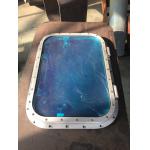 Weathertight Aluminum Alloy Marine Windows Fixed Model 8 / 10 / 12 mm Thickness