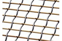 China Lock Crimped Decorative Wire Mesh For Waiting Room Partition supplier