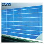 Blue Fireproof PVC Roller Shutter Door Fabric Curtain 50HZ For Supermarket for sale