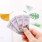 Customized Mini Magnetic Page Clips Target Book Mark Flamingo For Book