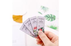 China Customized Mini Magnetic Page Clips Target Book Mark Flamingo For Book supplier