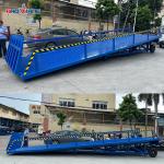 1m High Guardrail Mobile Dock Ramp Loading Dock Ramps For Forklift