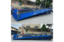China 1m High Guardrail Mobile Dock Ramp Loading Dock Ramps For Forklift supplier
