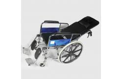 China Multi - Function Aluminum Manual Wheelchair Height Adjustable  608GCBU supplier