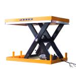 Small Hydraulic Manual Lift Platform 1 Ton 1m Scissor Lift Table for sale