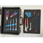 Customized Logo Non Magnetic Tool Kit With Black Case And Hard Plastic Material for sale