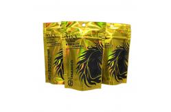 China Mylar Holographic Foil Bag 3.5g Custom For Weed Packaging supplier