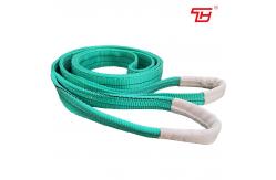 China Double Loop Eye Lifting Slings And Straps 3 Tons Industrial 2m 6m 10m supplier
