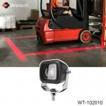 10V - 80V Forklift Red Zone Light 10W Blue Forklift Lights With Diecast Aluminum Housing for sale