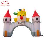 Cartoon Inflatable Finish Arch Customized Advertising For Sport Events for sale