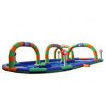 Children Inflatable Amusement Park With Entertaining Race Track for sale