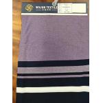 Comfortable And Breathable Natural Texture Flexible Striped Material Fabric For Polo Shirt for sale