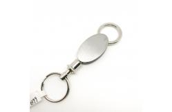 China Plastic Metal Keychain Holder with 500 Pieces Minimum Order Quantity Required supplier