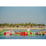 Children Floating Inflatable Aqua Park / Outdoor Water Sport Island for sale