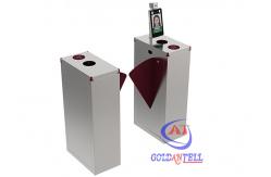 China Pedestrian Flap Turnstile Barrier Security Barrier Gate With Facial Recognition supplier