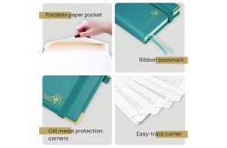 China Custom Turquoise Small Academic Planner From July 2023 To June 2023 supplier