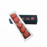 OEM 350g Coated Paper Gift Box Packaging Macaron Box With Plastic Sleeve for sale