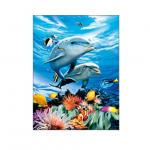 Living Room Decoration 3D Lenticular Photography Sealife Dolphin Images With Deep Effect for sale