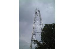 China 50m Vhf Radio Wifi Lattice Steel Tower For Signal Transmission supplier