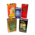2000ml Metal Cooking Oil Containers Rectangular Cooking Oil Bucket for sale