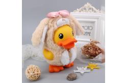 China Unbreakable PVC Vinyl Piggy Bank Toy Cute Duck Saving Money Boxes supplier