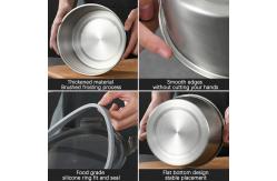 China Reusable Metal Freezer Containers Food Storage Custom With Lids Round supplier