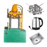 Hydraulic Oil Metal Pot Press Machine With SGS ISO Certification for sale