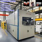 Highly Automated Plastic Thermoforming Machine for Making Plastic Water Cups Easy Operation and Forming Height 210mm for sale