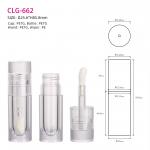 Clear PETG Round Lip Gloss Container Cosmetic Jars Recyclable Plastic Bottle Cosmetic Bottles