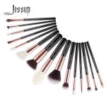 Jessup 15pcs Black/Rose gold Multitask Essential Makeup Brush Set Makeup Tools Beauty Brand Hong Kong T160 for sale