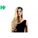 Machine Made Heat Resistant Full Lace Synthetic Wigs No Shedding for sale