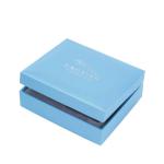 Logo Customized Storage Mini Small Paper Box Light Blue Gift Box with Lid And Base for sale
