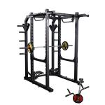 Commercial Gym Machine Cable Crossover for Multi-Function Station Home Use Power Rack with Steel Smith Machine and Plate Bench for sale
