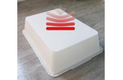 China Rectangular Plastic White Lidless Storage Box Supermarket Kitchen Ice Tray supplier