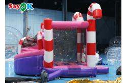 China Silk Printing Candy Inflatable Slide Bounce Two In One Inflatable Toys supplier