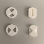 China OEM ODM Alumina Ceramic Discs For Spline Long Spindle Brass Headwork for sale