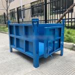 Mobile Material Box Rackable Pallet Cage With Customized Wheel for sale