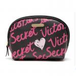 Custom Waterproof Travel Pink PU Leather Cosmetic Bags for sale