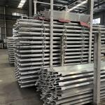 2m Ringlock Diagonal Brace Corrosion-resistant Hot-dipped Galvanized Q355 Steel