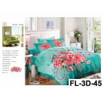 3D Reactive Printed Sheet Set 200TC Bedsheet