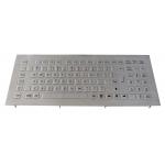 Front panel mount stainless Steel metal Kiosk Keyboard with 79 key , numeric keys for sale